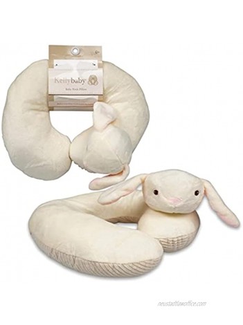 KellyBaby Cream Bunny Baby Travel Neck Pillow