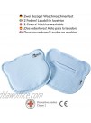 Koala Babycare Memory Foam Baby Pillow for Newborn Prevent Flat Head Plagiocephaly Pillow with Two Removable Covers Baby Head Shaping Pillow for The Prevention of Flat Head Syndrome
