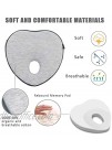 LONOY Newborn Baby Head Shaping Pillow|Baby Pillow for Flat Head Syndrome Prevention|Premium Memory Foam Infant Pillow for Head&Neck Support Pillow| Heart Shaped. Gray