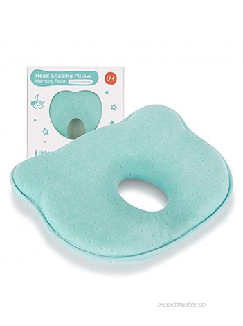 Newborn Baby Head Shaping Pillow,Preventing Flat Head SyndromePlagiocephaly,Made of Memory Foam Head and Neck Support Baby 3D Pillow for 0-12 Months Infant