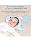 NiHome Baby Pillow Prevent Flat Head Syndrome 0-3 Years 3D Soft Cotton Cushion Neck Support Protect Infant Newborn Toddler Head Shaping Correct Sleep Position Plagiocephaly Attom Tech Home Whale