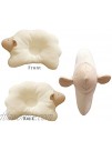 Organic Cotton Breathable Baby Pillow for Newborn Protection for Flat Head Syndrome. Cloud Lamb