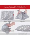 Print Toddler Pillow Toddler Pillow for Sleeping Ultra Soft Kids Pillows for Sleeping 14 x 19 inch Perfect for Travel Toddler Cot Baby Crib No Pillowcase Needed Star