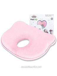 QHGC Baby Flat Head Baby Pillow,Preventing Flat Head SyndromePlagiocephaly ,3D Baby Special Fabric Breathable Foam Baby Sleeping Pillow,Pillow for Baby 0-12 Months