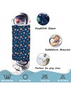 Rebirthfox Pillow & Sleepy Sack for Kids ,57’’x20’’Cool Space Design Boy Sleeping Bag with Pillow（M）