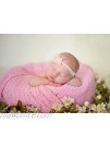 Sunmig 4 PC Newborn Baby Photography Wheat Donut Posing Pillow Basket Filler Baby Photo Prop White