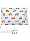 Wildkin 100% Cotton Hypoallergenic Toddler Pillow Case for Boys & Girls Measures 19 x 13.5 Inches Kids Pillowcase Pillow Cover Fits a Toddler Sized Pillow BPA-free Trains Planes and Trucks