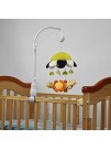 23 inch Baby Crib Mobile Bed Bell Holder Arm Bracket with Music Box The Claw Part can be Adjusted Width-DIY Toy Decoration