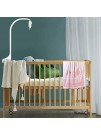AIFUDA 25 Inch Baby Musical Crib Mobile Bed Bell Holder Infant Bed Decoration Toys Rotating Music Box Nut Screw Arm Bracket