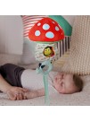 B. toys – Magical Mellow-Zzzs Nursery Mobile – Musical Pullstring Baby Mobile with Soft Light – Natural Take Along Mobile 100% Non-Toxic and BPA-Free