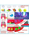 Bambiya Baby Crib Mobile with Lights Soothing Music Remote Control and Light Projector with Stars. Musical Crib Mobile with Space Airplanes and Clouds Theme. Nursery Toys for Babies 0-24months