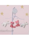 Bedtime Originals Rainbow Unicorn Musical Baby Crib Mobile Pink