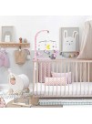EVERLOVE | Elephant Musical Crib Mobile for Baby Girls | Digital Music Box with 15 lullabies
