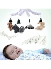 The Peanutshell Woodland Animal Crib Mobile for Baby Boys or Girls | Digital Music Box with 12 lullabies