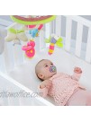 TIILYOU Baby Crib Mobile with Hanging Rotating Rattles Mobile for Crib with Music Box 12 lullabies Nursery Décor Toys Shower Gifts for Newborns Infants Boys and Girls 0-24 MonthsGreen…