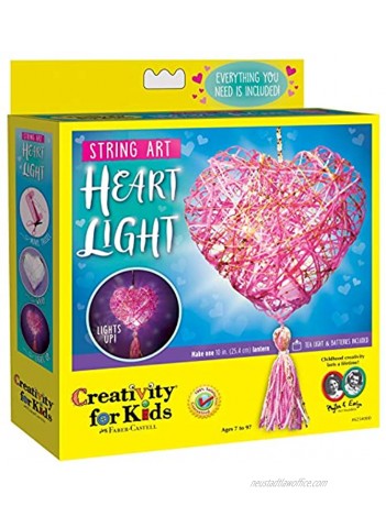 Creativity for Kids String Art Heart Light Mini String Art Craft Kit String Crafts for Kids