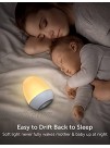 JolyWell Night Lights for Kids with Stable Charging Pad Touch Control&Timer Setting ABS+PC Baby Egg Lamp for Breastfeeding，White