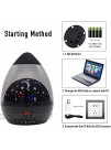 Kids Night Light 360° Rotating Starry Night Light Projector for Baby Star Projector Night Lamp for Kids Bedroom Decoration- White