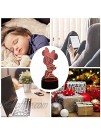 Laysinly Minnie Mouse 3D LampLED Night Light USB Remote Control Child Desk Lamp Kids Bedroom Sleeping Night Lamp Decor Light Mickey Mouse Table Lamp Children Birthday Xmas Lighting
