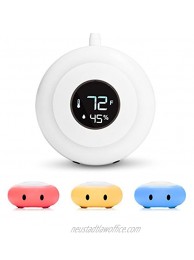 LittleHippo Kelvin Color Changing Nursery Night Light Customizable Room Thermometer and Hygrometer for Children Kids