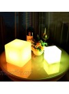 LOFTEK LED Light Cube: 4-inch RGB 16 Colors Cool Cosmic Cube Lights with Remote Control MCU Tesseract Mood Lamp IP65 Waterproof and USB Charging Beside Desk Lamp Perfect for Kids Nursery and Toys