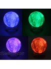 Moon Lamp DTOETKD Galaxy Lamp Kids Night Light 16 Colors 3D LED Moon Light with Stand Timing & Remote & Touch Control Brightness USB Rechargeable Birthday Gifts for Boys Girls Couples Friends
