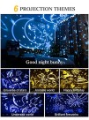 ONEFIRE Night Lights for Kids Room 360°Rotating Star Night Light Projector 12 Light Modes Night Light Projector for Kids 6 Slides Star Projector Night Light for Kids Night Lights for Bedroom USB