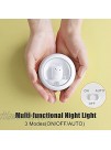 Rechargeable Motion Sensor Night Light AIMILAR Magnetic Nightlights Adjustable Brightness Stick-Anywhere Cat Lamp for Wall Bedroom Cabinet Closet Kitchen Stairs Hallway