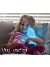 Something Unicorn LED Unicorn Night Light for Kids. Rechargeable Color Changing Silicone Night Light with Brightness Control Timer and Remote Control for Infant Toddler Kid and Teen.