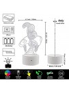 Spiderman Night Light for Kids XXMANX 3D Illusion Lamp 7 Colors Changing Touch & Remote Control Spiderman Christmas Gifts for Men Boys Remote Control