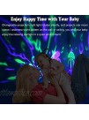 Star Projector Night Light for Kids Baby Projection Lamp 360 Degree Rotating Starry Sky Ocean Projection Night Light 8 Colors Changing Light for Kids Boys Girls Child Bedroom Decoration Party Pink