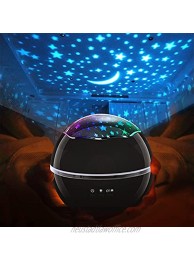 Star Projector Night Light Projector with 8 Color-Changing Modes Skylight 360-Degree Rotating Star and Ocean Suitable for Children's Baby Bedroom & Living Room & Festival Gifts
