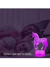 YeeSeeJee Unicorn Gifts Night Light with 16 Colors Adjustable Remote & 7 Colors Dimmable Smart Touch Unicorn Toys for Girls Age 1 2 3 4 5 6 7 8 9 Year Old Girl GiftsUnicorn 16CW