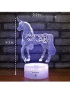 YeeSeeJee Unicorn Gifts Night Light with 16 Colors Adjustable Remote & 7 Colors Dimmable Smart Touch Unicorn Toys for Girls Age 1 2 3 4 5 6 7 8 9 Year Old Girl GiftsUnicorn 16CW