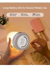 YYDSKIT Nursery Night Light Baby Night Light with Dimmable Warm Light 7 Customizable Color Portable Night Lights LED Touch Control Rechargeable Bedside Lamp for Baby Kids Bedroom Sleep-Helping