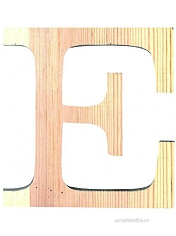 Artemio 14001085 Wooden Letter E Upper Case-11.5 cm