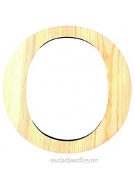 Artemio 14001095 Wooden Letter O Upper Case-11.5 cm