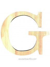 Artemio 14001113 Wooden Letter G Upper Case-19 cm