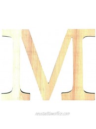Artemio 14001119 Wooden Letter M Upper Case-19 cm