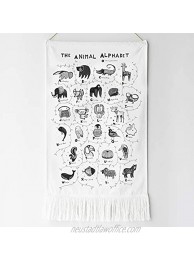 Wee Gallery Animal Alphabet Printed Tapestry