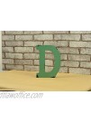 WINGONEER Multi-Color Wood Alphabet Letter Sign Name Kids Room Wedding Nursery Decoration D
