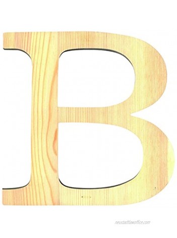 Artemio 14001108 Wooden Letter B Upper Case-19 cm