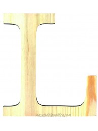 Artemio 14001118 Wooden Letter L Upper Case-19 cm
