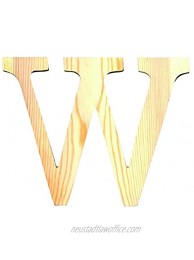 Artemio 14001129 Wooden Letter W Upper Case-19 cm