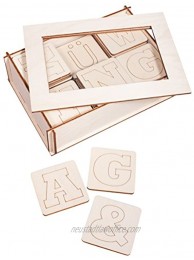 Rayher Wooden letters FSC100%