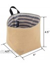 CM Mini Hanging Storage Basket Small Storage Bag Decor Bin Bag for Wall Door Storage Organizer Foldable Basket Bin 2 Pcs