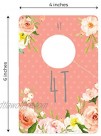 Floral Closet Clothing Size Dividers Closet Organizer For Baby Girl Clothes Newborn To 4T Baby Closet Size Dividers