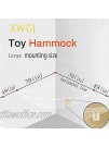 Toy Hammock Stuffed Animal Storage Net Teddy Bear Hammock Gives Boys or Girls The Best Holiday or Birthday Gift Installation size:70x49x49…