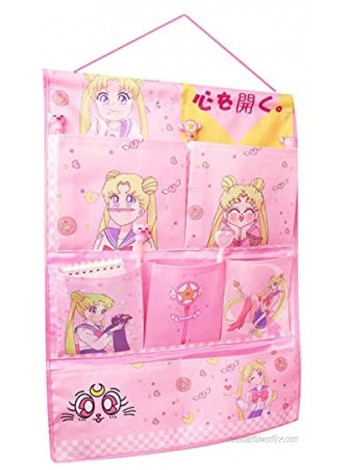 Wall Door Closet Hanging Storage Bag Organizer Sailor Moon Room Decor Room Storage Gift for Girls Women