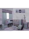 Bacati Clouds in The City Collapsable Hamper Mint Grey